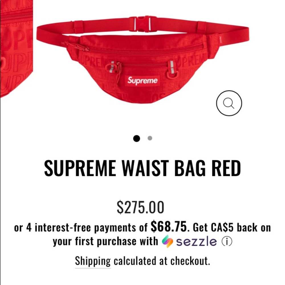Supreme Fanny pack - Picture 5 of 5